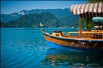 Boat on Lake Bled